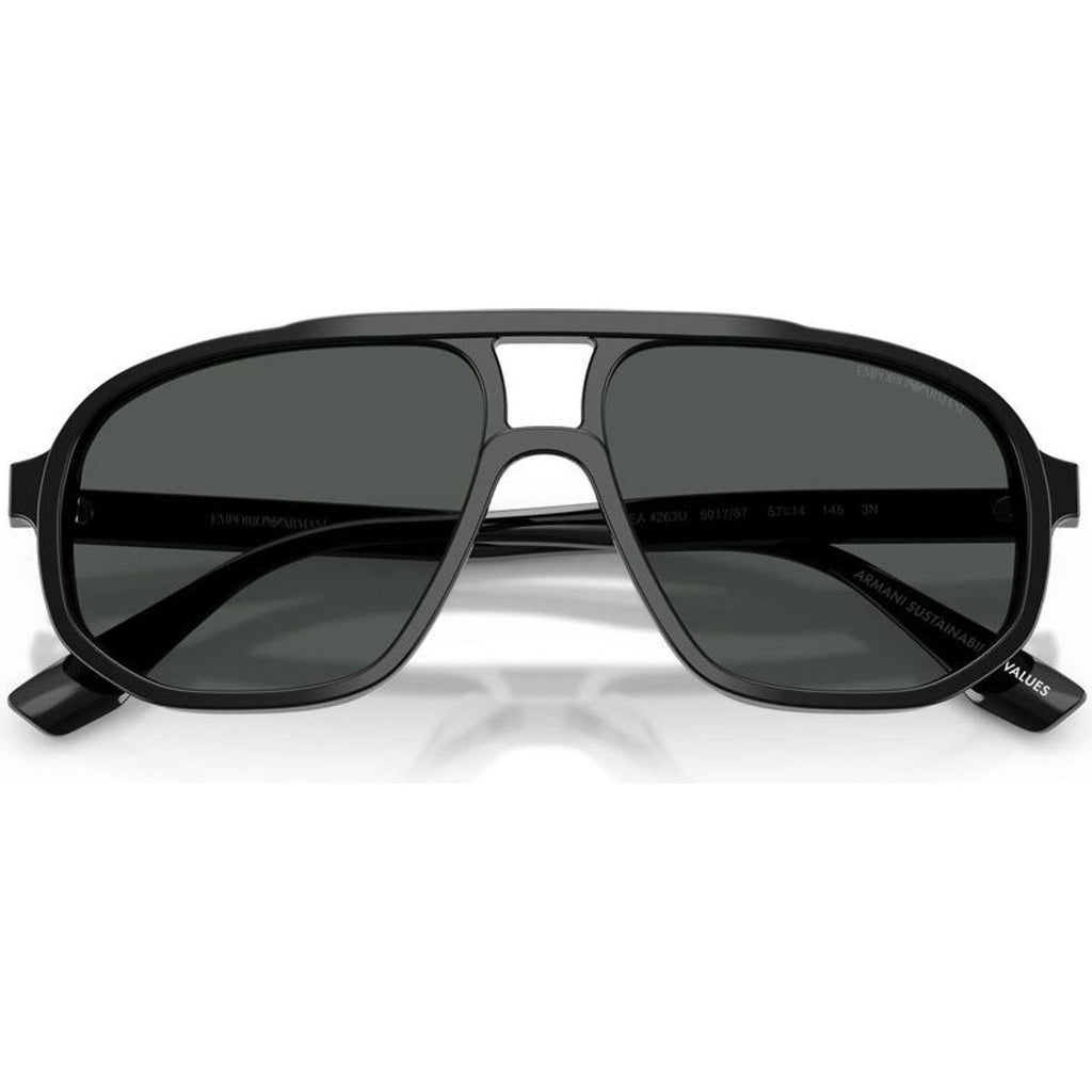 EA4263U, Shiny Black/Dark Grey Lenses