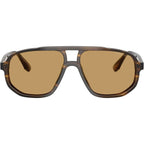 EA4263U, Striped Dark Green/Brown Lenses