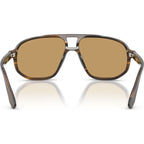 EA4263U, Striped Dark Green/Brown Lenses