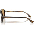 EA4263U, Striped Dark Green/Brown Lenses