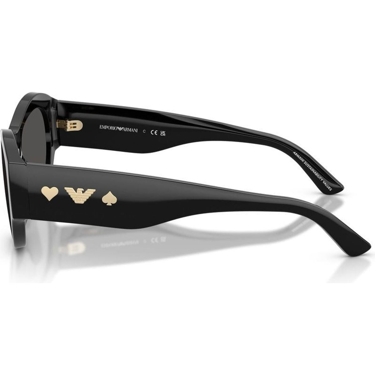 EA4265U, Shiny Black/Dark Grey Lenses