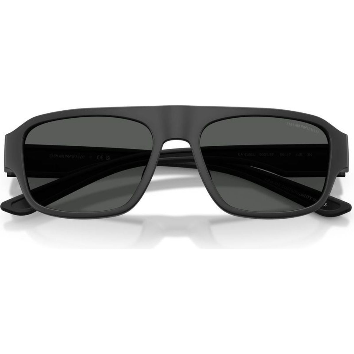 EA4266U, Rubberised Matte Black/Dark Grey Lenses