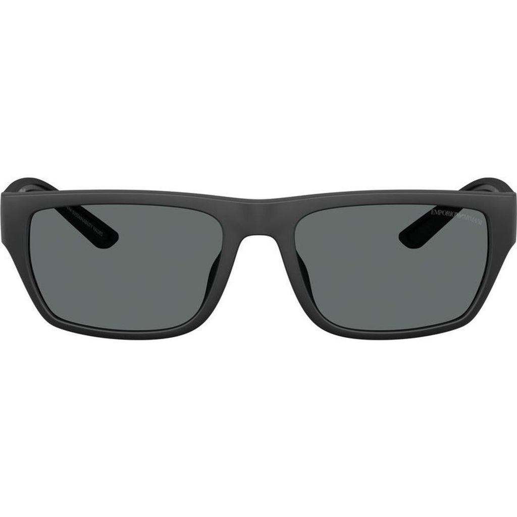EA4267U, Rubberised Matte Black/Dark Grey Polarised Lenses