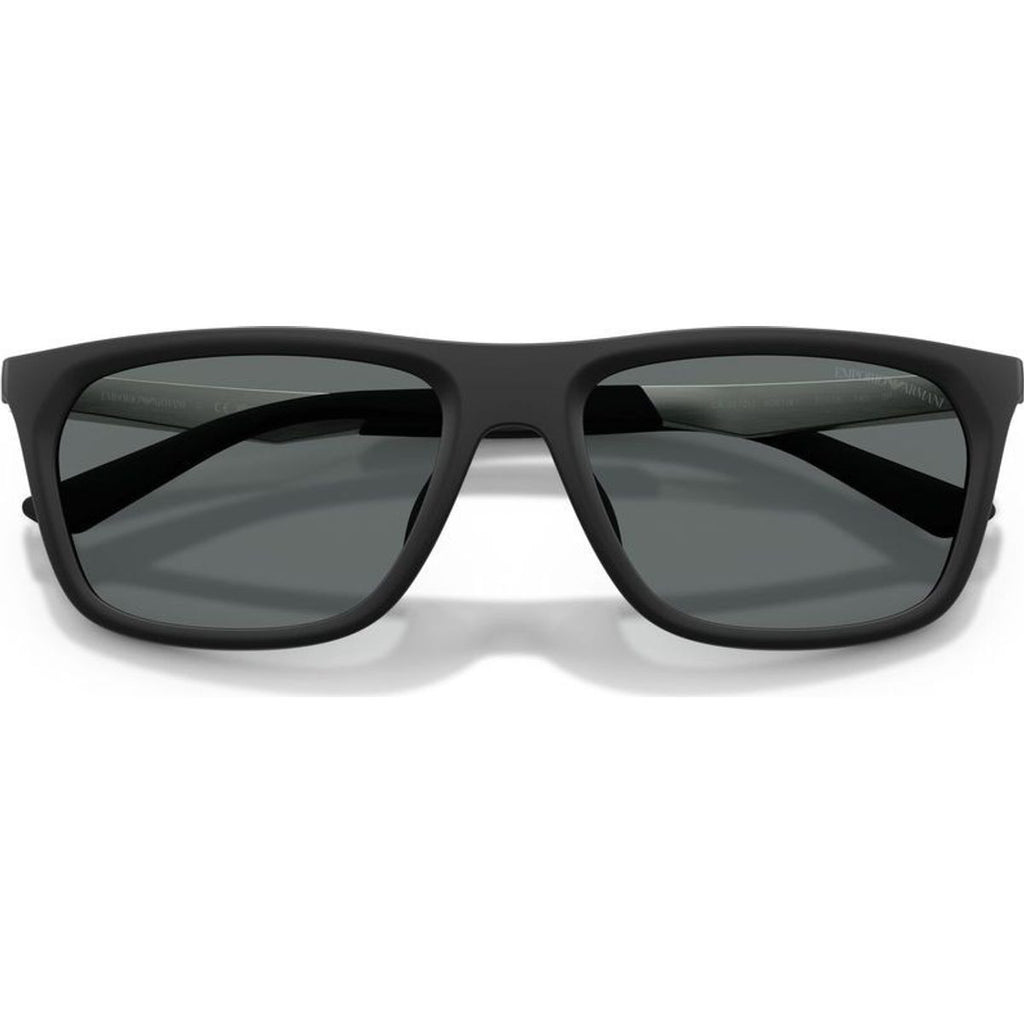 EA4272U, Matte Black/Dark Grey Polarised Lenses