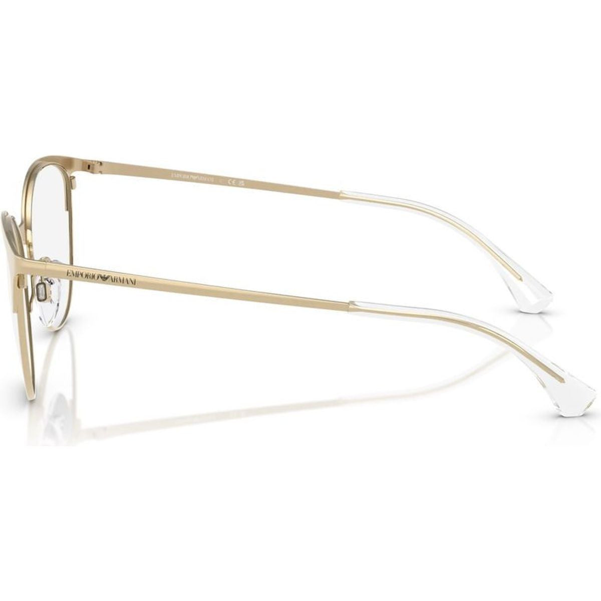 EA1087, Shiny Pale Gold/Clear Lenses