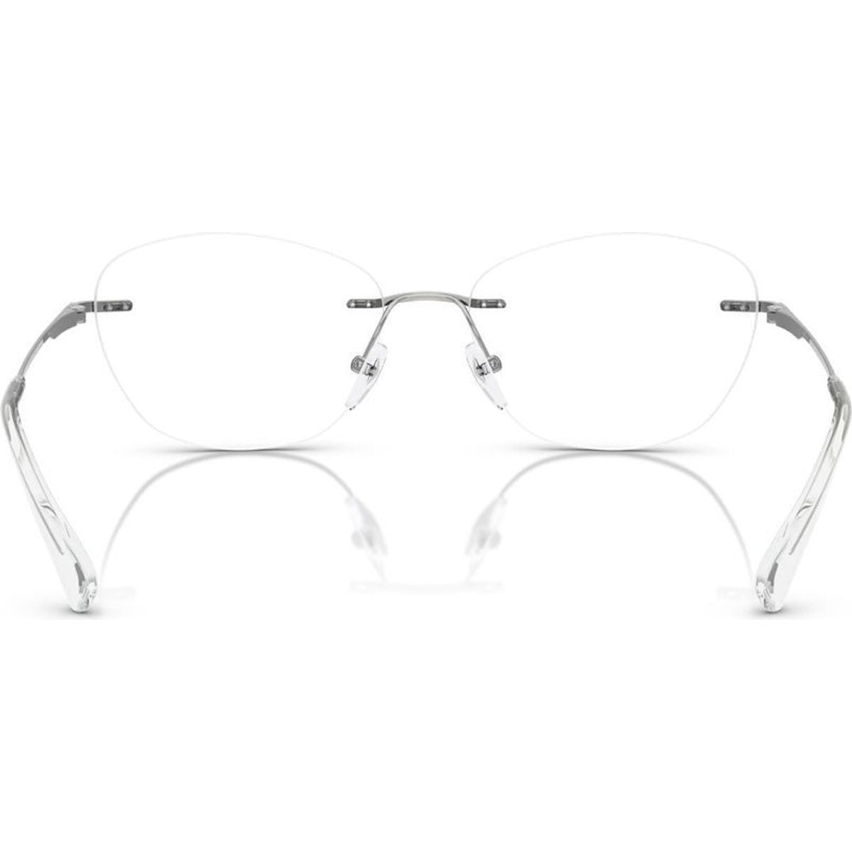 EA1167, Shiny Silver/Clear Lenses 55 Eye Size
