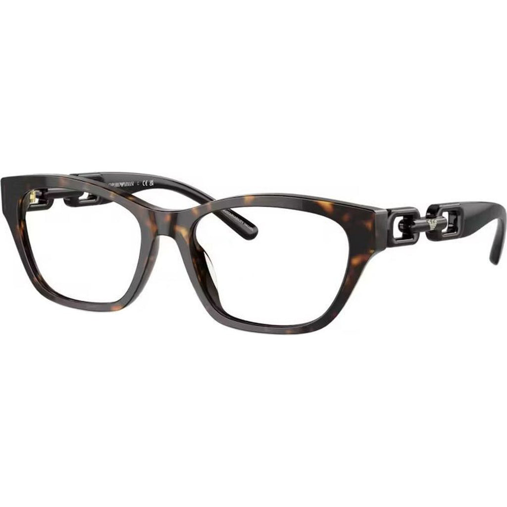 EA3223U, Shiny Havana/Clear Lenses