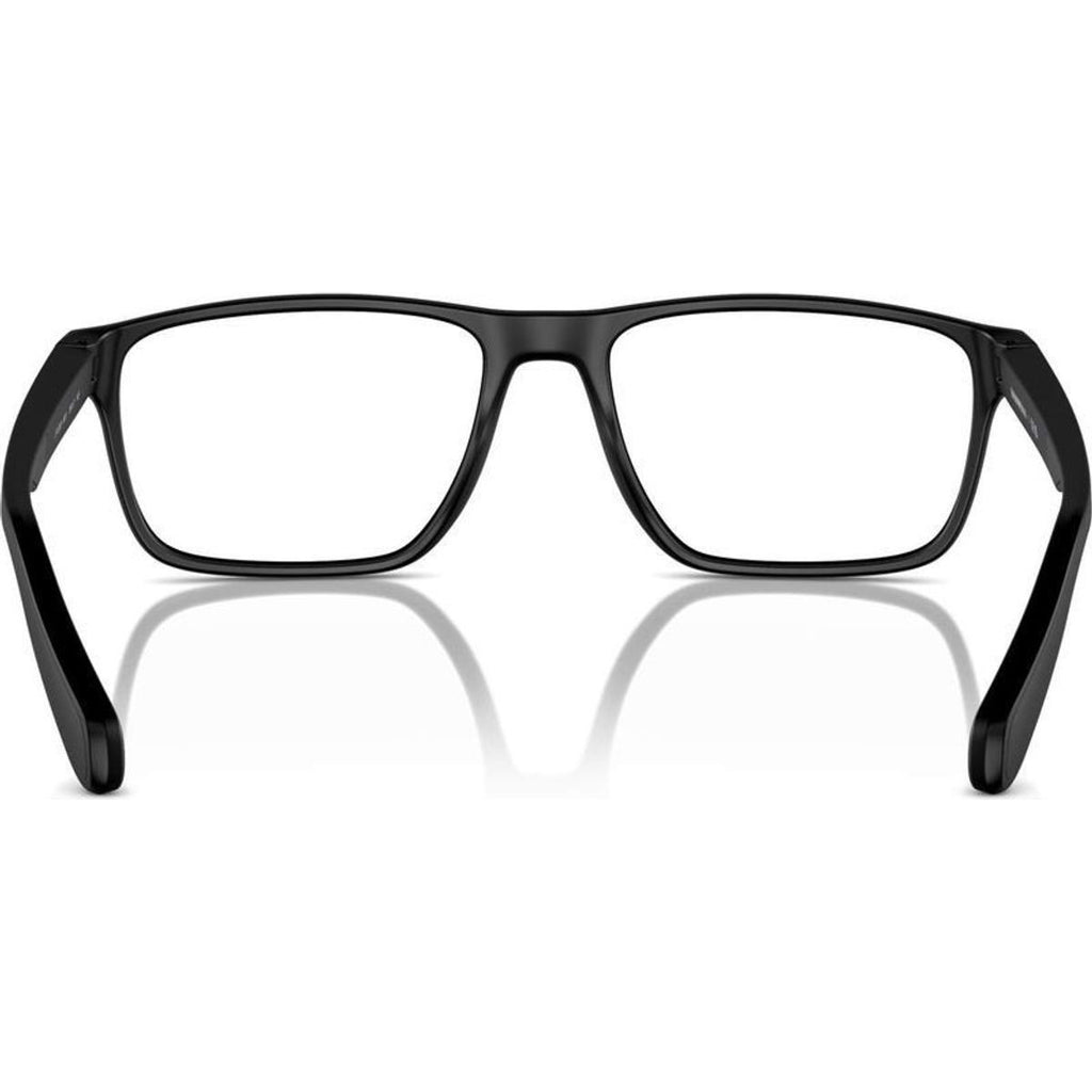 EA3233, Matte Black/Clear Lenses 56 Eye Size