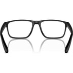 EA3233, Matte Black/Clear Lenses 56 Eye Size