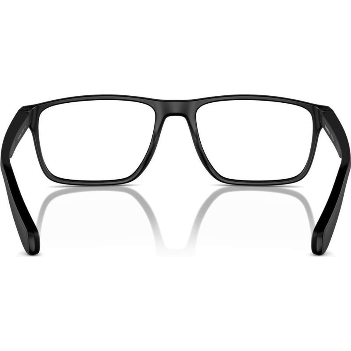 EA3233, Matte Black/Clear Lenses 56 Eye Size