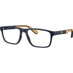 EA3233, Matte Blue/Clear Lenses 56 Eye Size