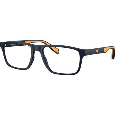 EA3233, Matte Blue/Clear Lenses 56 Eye Size