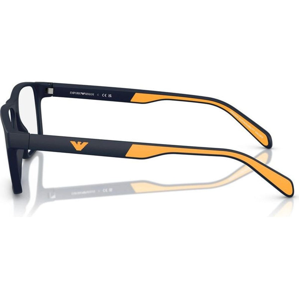 EA3233, Matte Blue/Clear Lenses 56 Eye Size