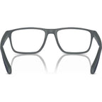 EA3233, Matte Dark Grey/Clear Lenses 56 Eye Size