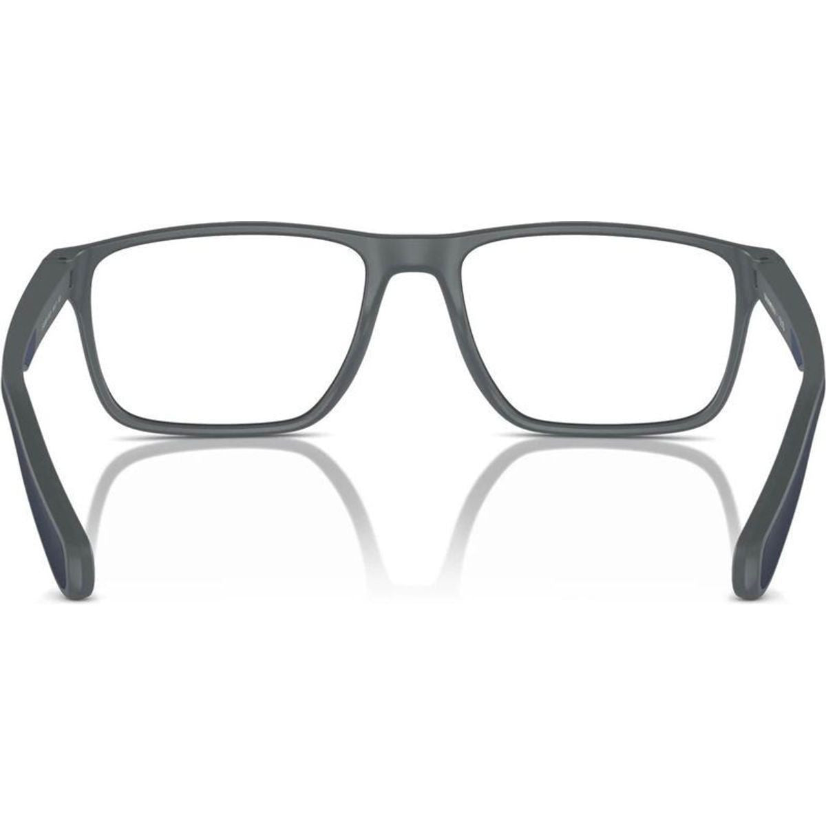 EA3233, Matte Dark Grey/Clear Lenses 56 Eye Size
