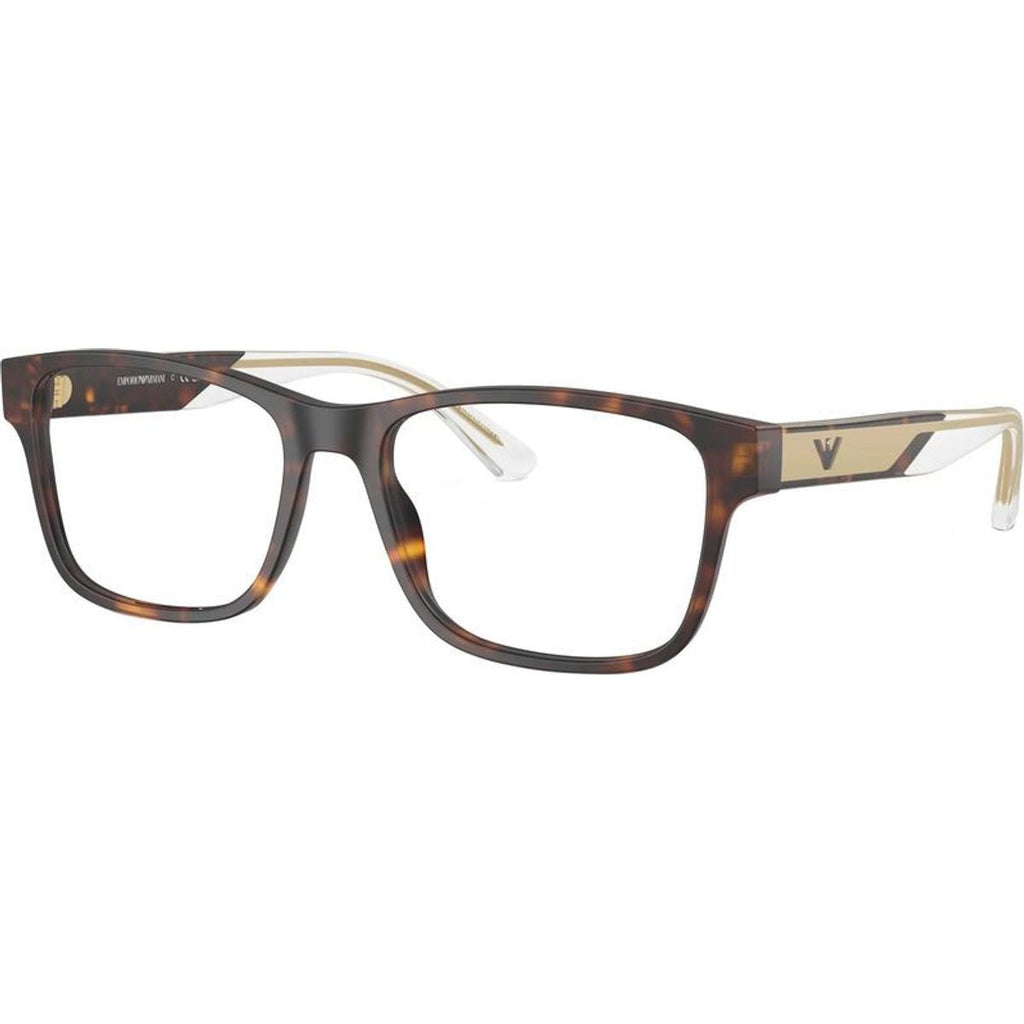 EA3239, Matte Havana/Clear Lenses