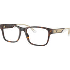 EA3239, Matte Havana/Clear Lenses