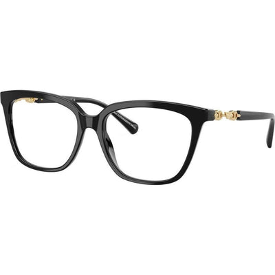 EA3248, Shiny Black/Clear Lenses 55 Eye Size