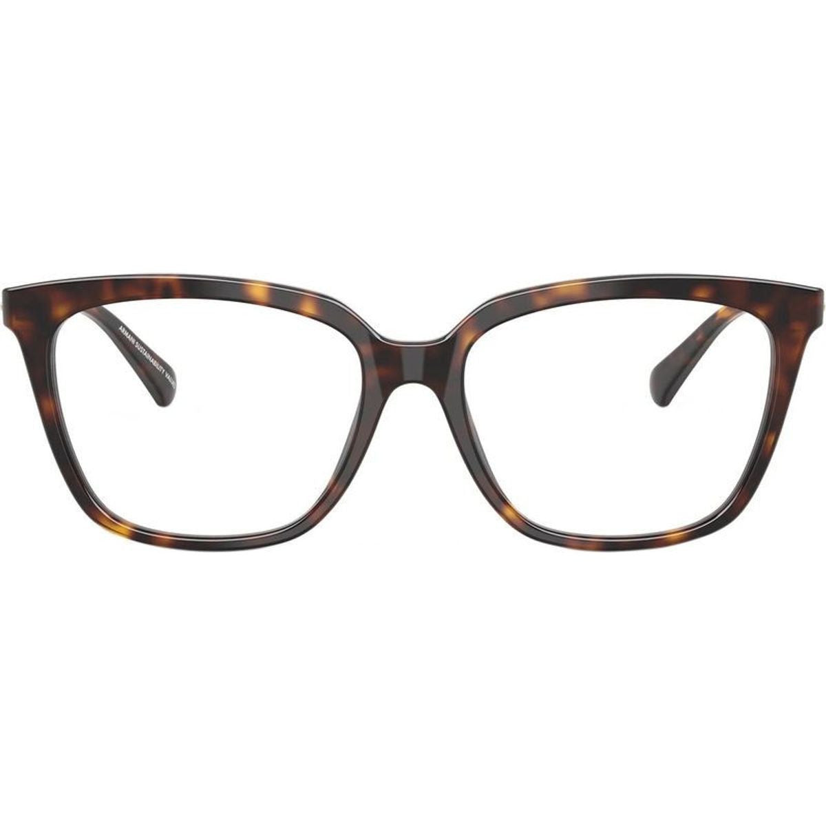 EA3248, Shiny Havana/Clear Lenses 55 Eye Size