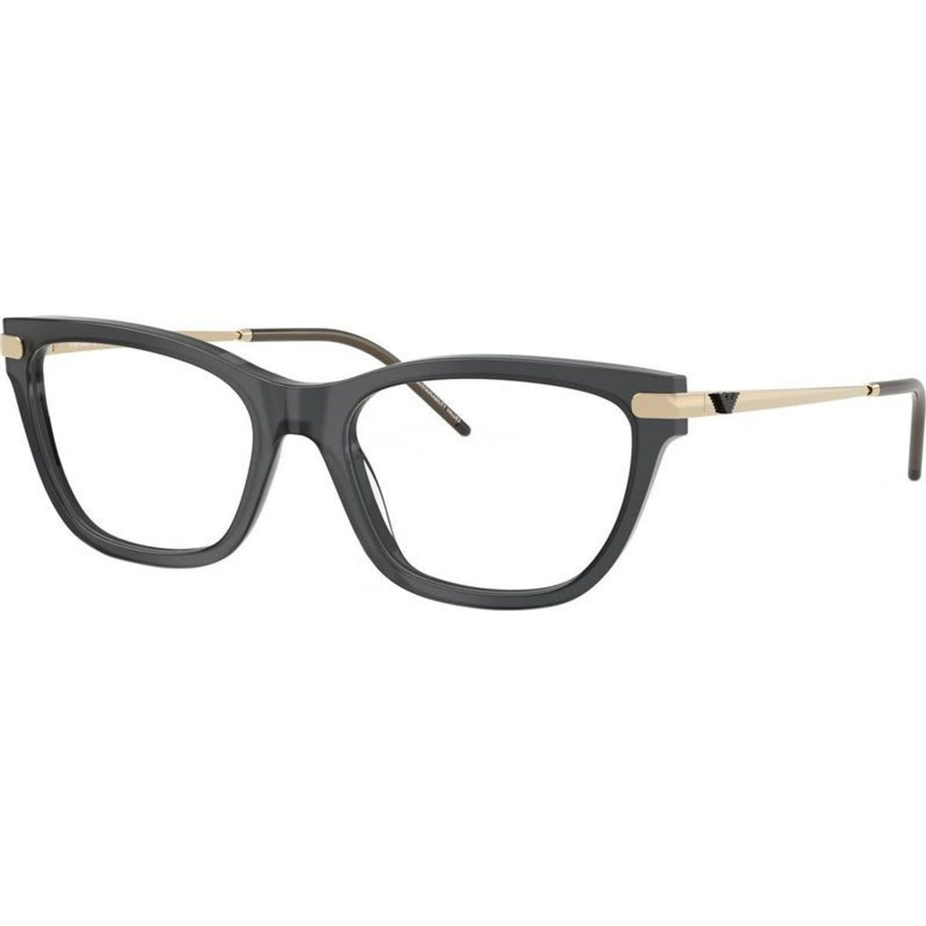 EA3262, Shiny Opal Black/Clear Lenses 54 Eye Size