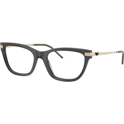 EA3262, Shiny Opal Black/Clear Lenses 54 Eye Size