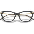 EA3262, Shiny Opal Black/Clear Lenses 54 Eye Size