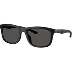 Emporio Armani EA4227U Matte Black Black Rubber Dark Grey Angle