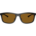 Emporio Armani EA4227U Shin Black Dark Brown Polarised Front