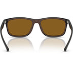 Emporio Armani EA4227U Shin Black Dark Brown Polarised Inner