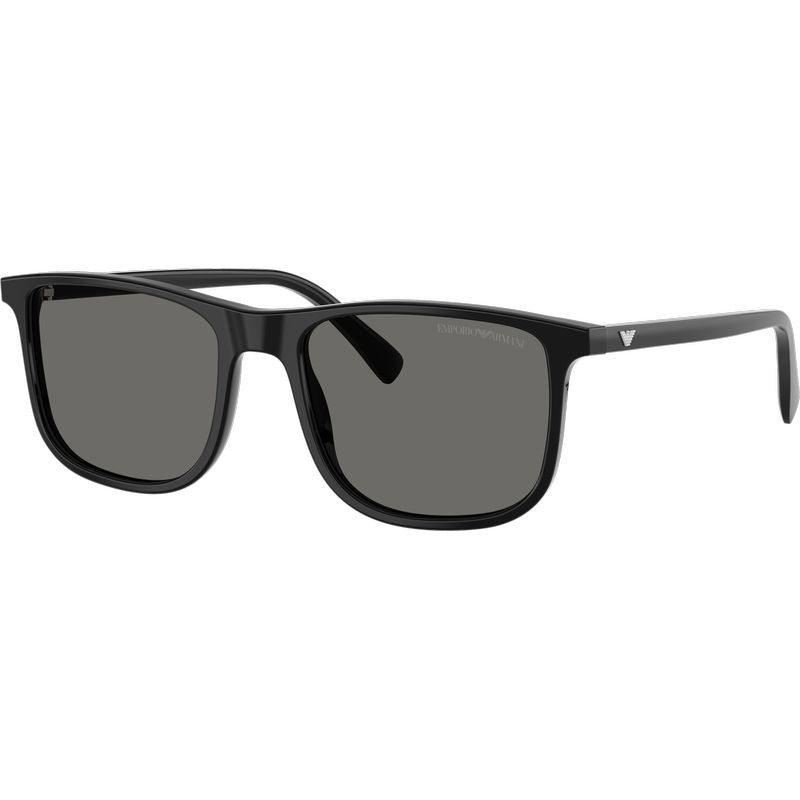 Emporio Armani EA4280 Shiny Black Grey Angle