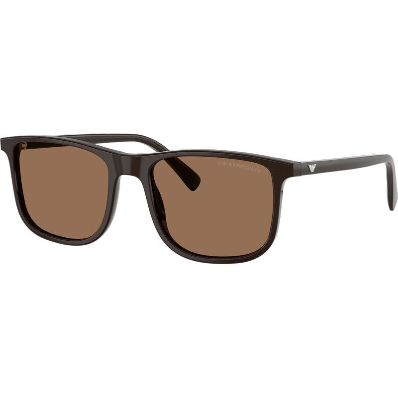 Emporio Armani EA4280 Shiny Brown Dark Brown Angle