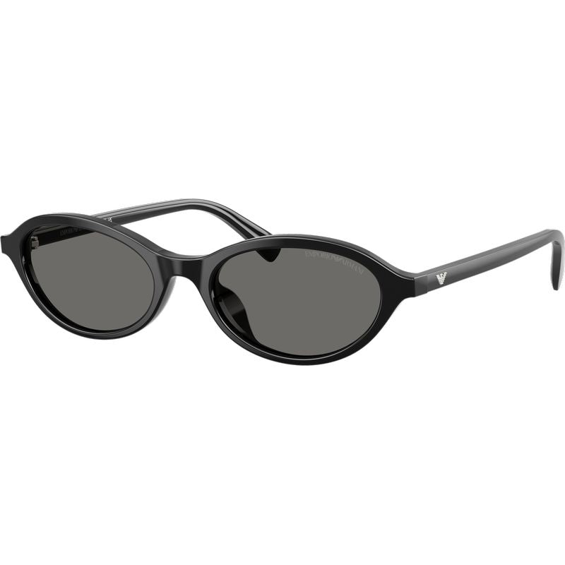 Emporio Armani EA4281U Shiny Black Grey Angle