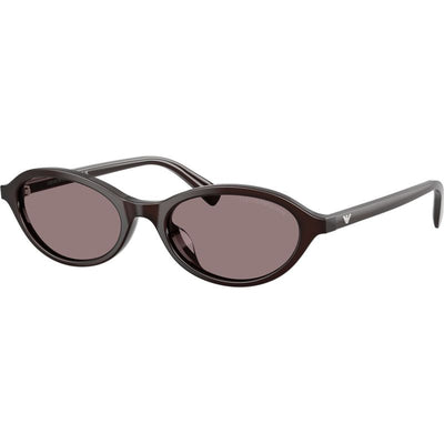 Emporio Armani EA4281U Shiny Opal Brown Dark Purple Angle