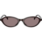 Emporio Armani EA4281U Shiny Opal Brown Dark Purple Front