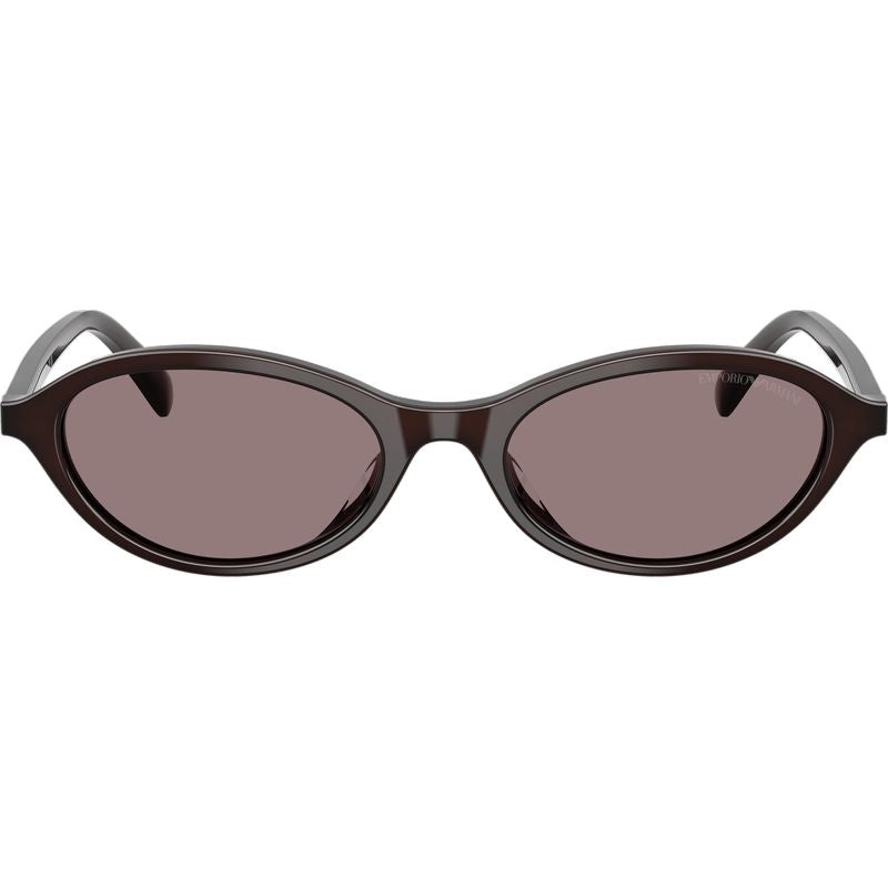 Emporio Armani EA4281U Shiny Opal Brown Dark Purple Front