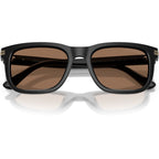 Emporio Armani EA4282U Shiny Black Dark Brown Front2