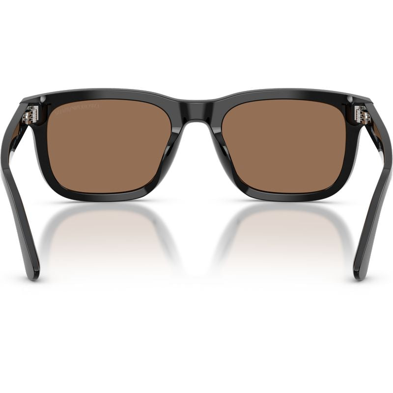 Emporio Armani EA4282U Shiny Black Dark Brown Inner