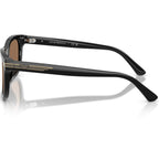 Emporio Armani EA4282U Shiny Black Dark Brown Side