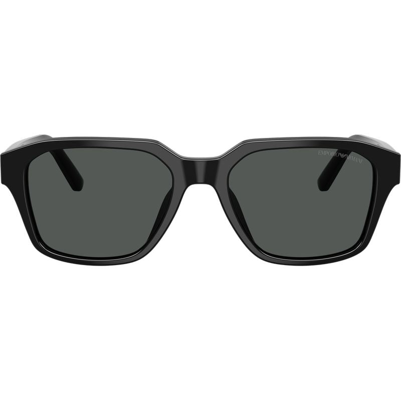 Emporio Armani EA4283U Shiny Black Dark Grey Front