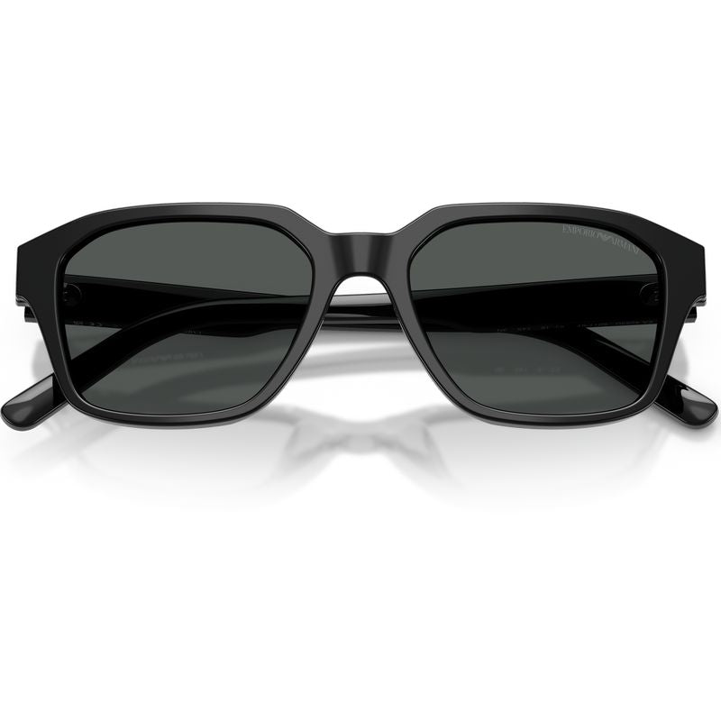 Emporio Armani EA4283U Shiny Black Dark Grey Front2