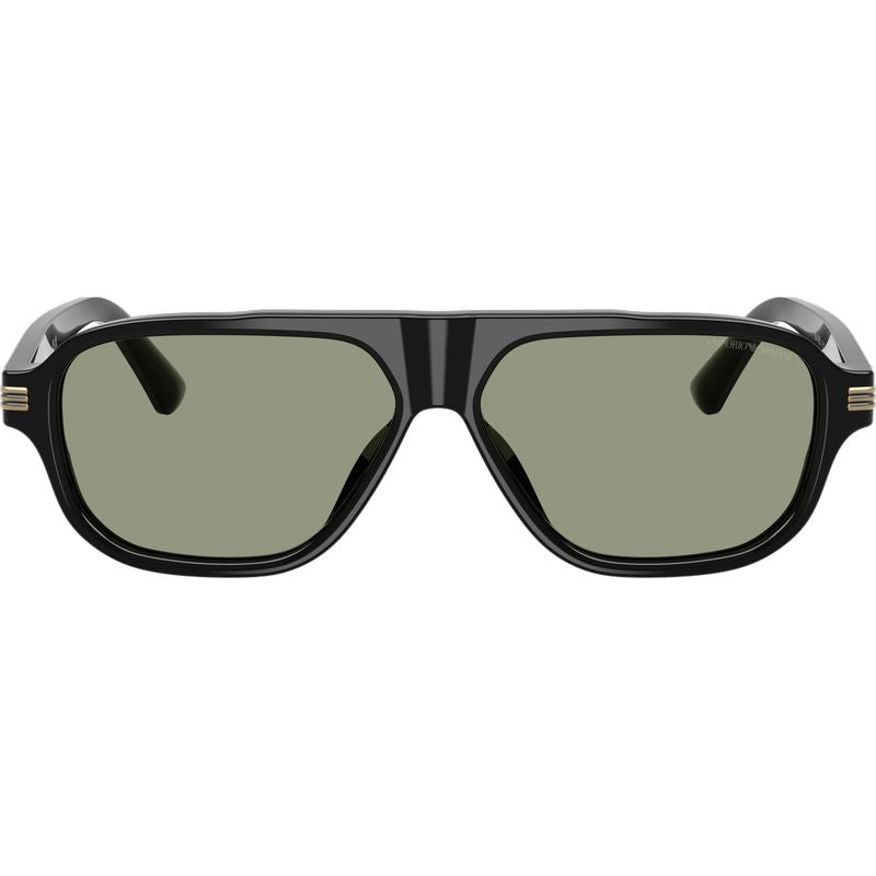 Emporio Armani EA4285U Shiny Black Green Front