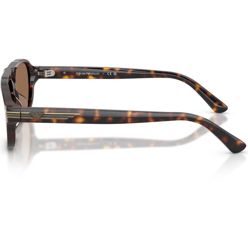Emporio Armani EA4285U Shiny Havana Dark Brown Side