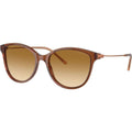 EA4220, Shiny Transparent Light Brown/Yellow and Light Brown Gradient Lenses