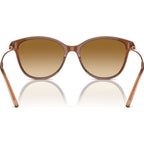EA4220, Shiny Transparent Light Brown/Yellow and Light Brown Gradient Lenses