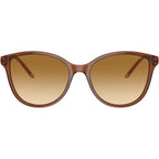 EA4220, Shiny Transparent Light Brown/Yellow and Light Brown Gradient Lenses