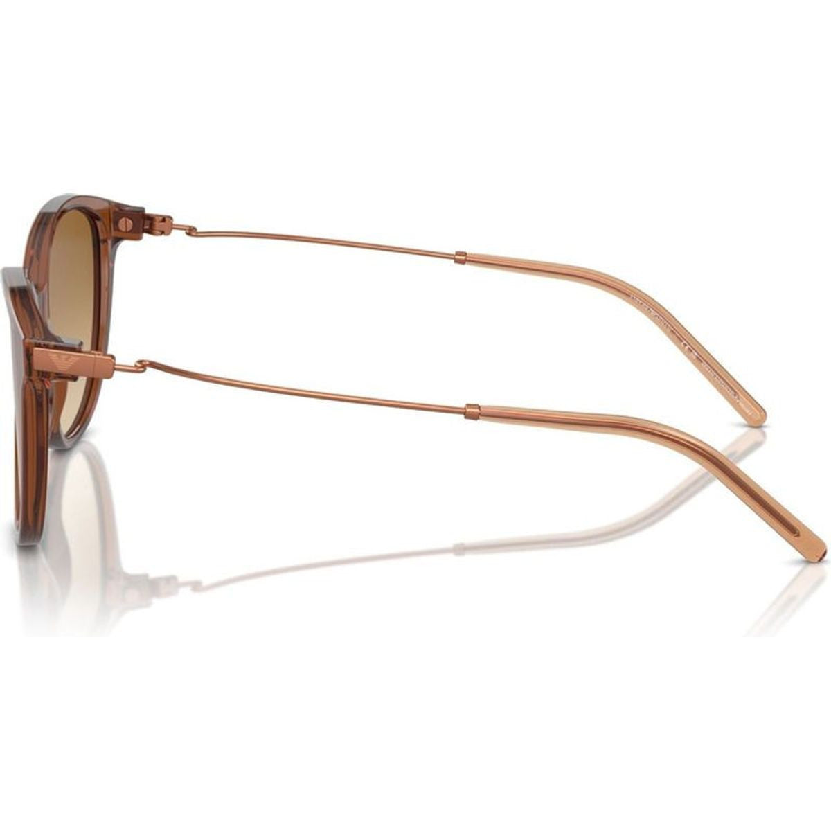 EA4220, Shiny Transparent Light Brown/Yellow and Light Brown Gradient Lenses