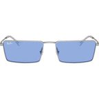 Emy RB3741, Silver/Blue Lenses 59 Eye Size