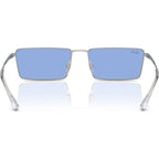 Emy RB3741, Silver/Blue Lenses 59 Eye Size