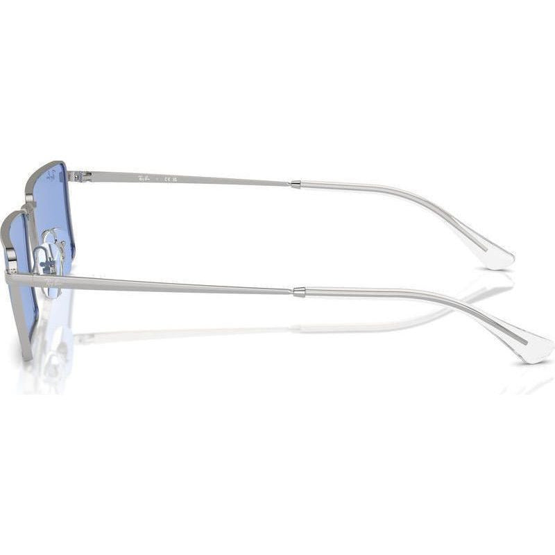 Emy RB3741, Silver/Blue Lenses 59 Eye Size