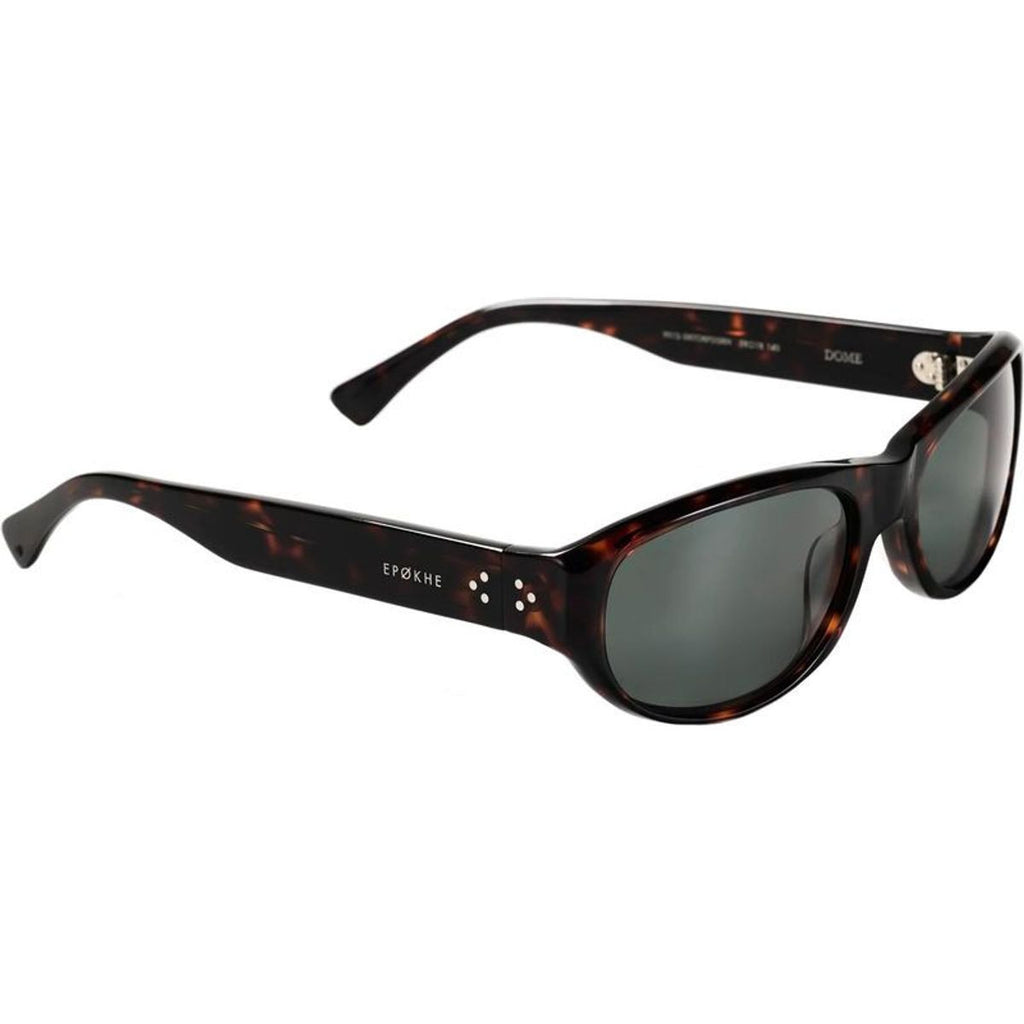 Dome, Polished Dark Tortoise/Green Lenses